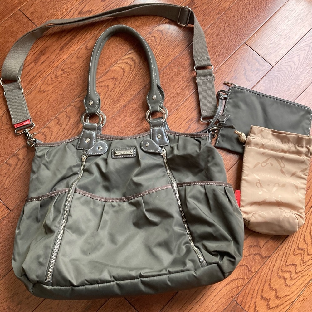 Storksak Olive Green Baby Bag